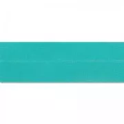 Cinta en poli-algodón 20 mm Turquesax 1m