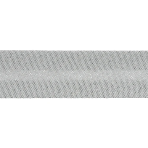 Cinta en poli-algodón 20 mm Gris Claro x 1m