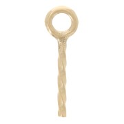 Cierre de colgante para perla semiperforada - Gold filled (oro laminado) x1|raw }}