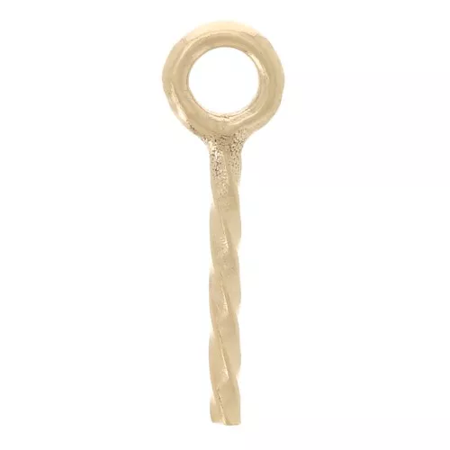 Cierre de colgante para perla semiperforada - Gold filled (oro laminado) x1