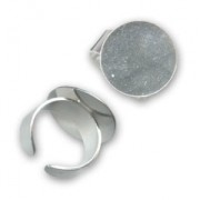 Base de anillo para pegar 18 mm Plata 925 x1|raw }}