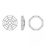 Solaris PureCrystal 2611 10 mm Crystal Iridescent Green x1