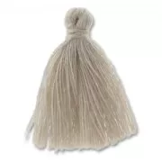 Pompón de algodón 27-30 mm Beige x1