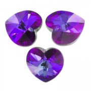 Corazón PureCrystal 6228 14,4x14 mm Crystal Heliotrope x1