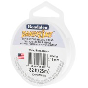 Hilo de nylon trenzado Dandyline 0,13 mm - Blanco x25m|raw }}