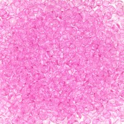 Cuentas de Rocalla Preciosa 11/0 2 mm - Solgel - Cristal teñido rosa 2 x 20 g