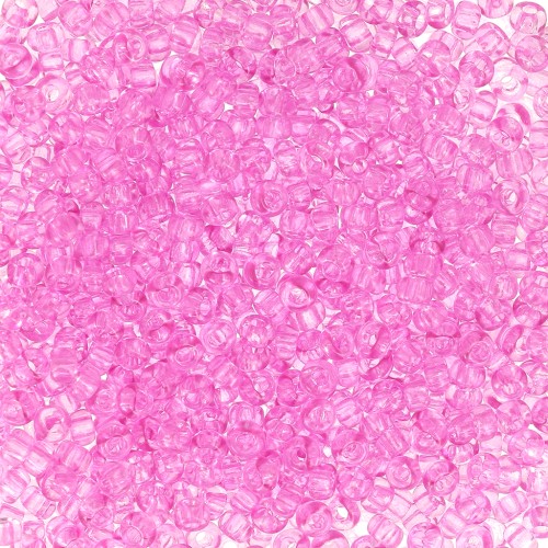 Cuentas de Rocalla Preciosa 11/0 2 mm - Solgel - Cristal teñido rosa 2 x 20 g