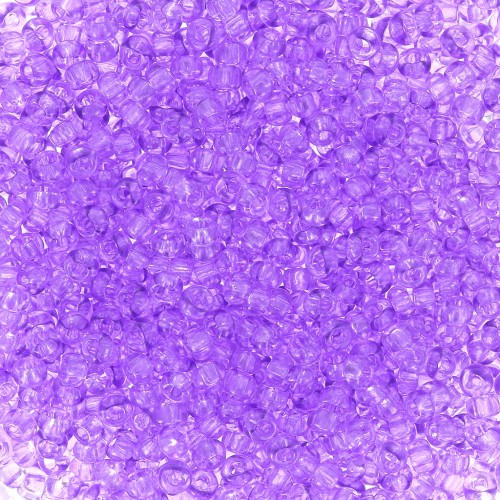 Cuentas de Rocalla Preciosa 11/0 de 2 mm - Solgel - Violeta 2, cristal teñido, 20 g