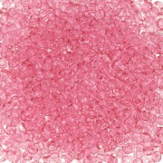 Cuentas de Rocalla Preciosa 11/0 de 2 mm - Solgel - Cristal teñido de rojo 2 x 20 g