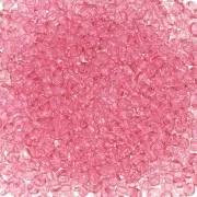 Cuentas de Rocalla Preciosa 11/0 de 2 mm - Solgel - Cristal teñido de rojo 2 x 20 g