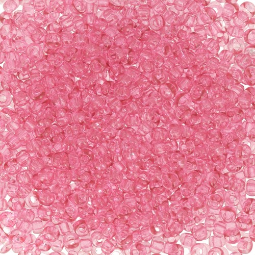 Cuentas de Rocalla Preciosa 11/0 de 2 mm - Solgel - Cristal teñido de rojo 2 x 20 g