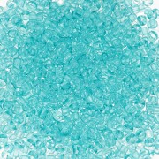 Cuentas de Rocalla Preciosa 11/0 de 2 mm - Solgel - Azul verdoso 2, cristal teñido, 20 g