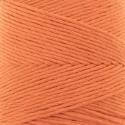 Algodón orgánico Détox XL peinado Naranja quemado macramé bobina de cordón de algodón x200 m