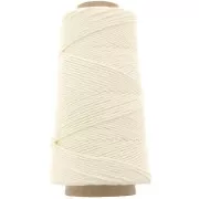 Bobine de cordon coton macramé Organic Cotton Détox XL peigné - Ecru x200 m