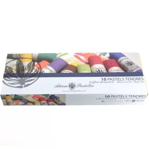 Set de 10 pasteles blandos - Multicolor x1