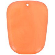 Colgante trapecio de resina translúcida - 28x22 mm - Coral jaspeado x1|raw }}