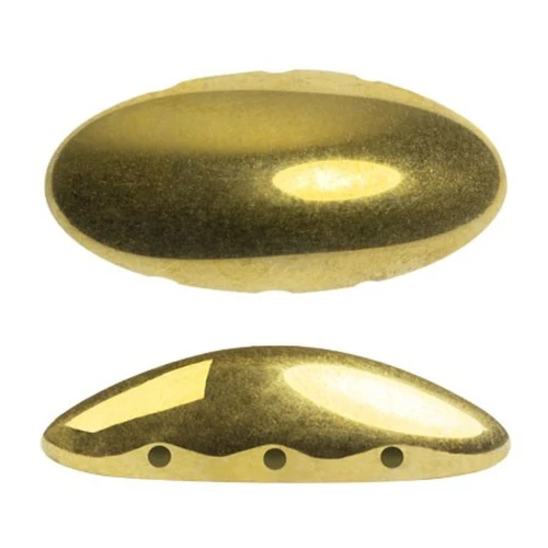 Athos 3D 3 agujeros® de Puca® 20x10 mm - Full Dorado x1
