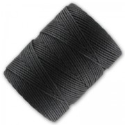 Hilo C-Lon Beading Cord 0,50 mm Charcoal x84m|raw }}