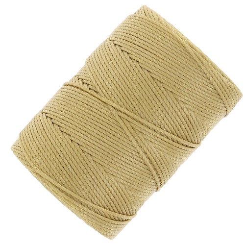 Hilo C-Lon Beading Cord 0,50 mm Tan x84m