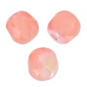 Facetadas 4 mm Milky Pink AB x50|raw }}