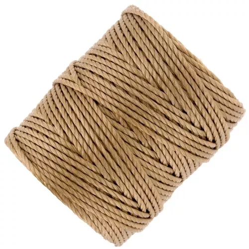 Hilo C-Lon Tex 400 Bead Cord 0,90 mm Dark Tan x 35 m