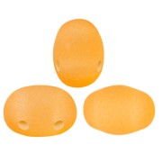 Cuentas de cristal Samos® by Puca® 7x5 mm - La Divine Translucent Peach Mat x10g|raw }}