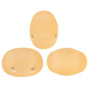 Cuentas de cristal Samos® by Puca® 7x5 mm - La Divine Translucent Sunshine Mat x10g|raw }}