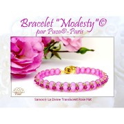 Cuentas de cristal Samos® by Puca® 7x5 mm La Divine Terracota translúcida Mate x10g