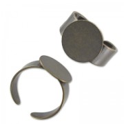 Anillo disco plano 14 mm bronce x1