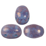 Cuentas de cristal Samos® by Puca® 7x5 mm - Azul Opal Bronce x10g|raw }}
