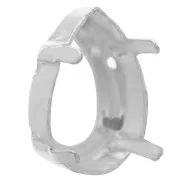 Engaste para cabujón PureCrystal 4320 18x13 mm - Plateado x1