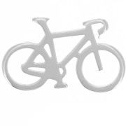 Entrepieza bicicleta - ciclismo deportivo - 15x25 mm - Plateado x1