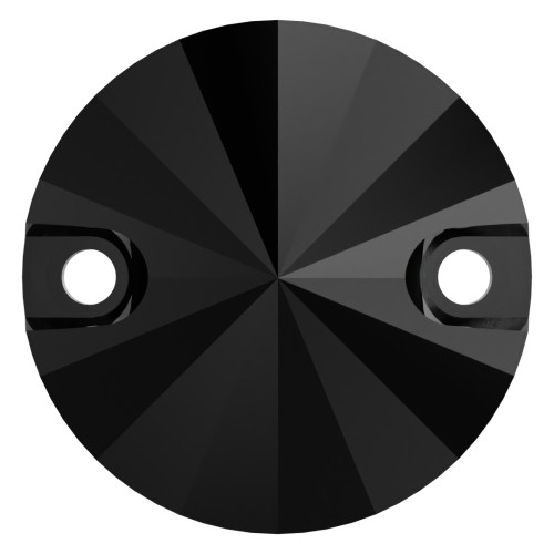 Cabujón - Entrepieza - PureCrystal 3200 12 mm Jet x1