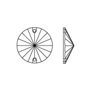 Cabujón - Entrepieza - PureCrystal 3200 12 mm Jet x1