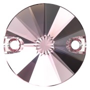 Cabujón - Entrepieza - PureCrystal 3200 12 mm Light rose x1