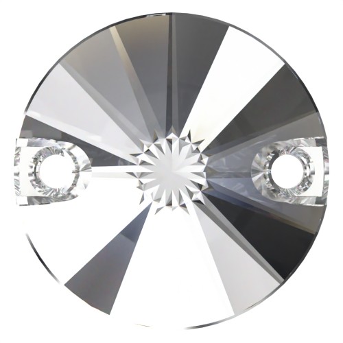 Cabujón - Entrepieza - PureCrystal 3200 12 mm Cristal x1