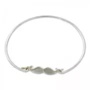 Pulsera jonc a decorar 13.5 cm de Plata 925 x1