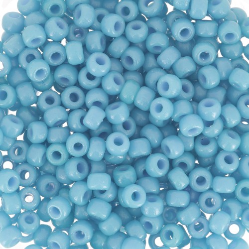 Rocalla Miyuki Duracoat 8/0 4478 - Dyed Opaque Nile Blue x8g