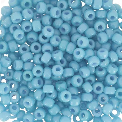 Rocalla Miyuki Duracoat 8/0 4478 - Dyed Opaque Nile Blue x8g