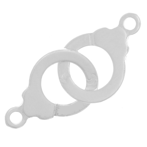 Separador 2 anillas manita 22 mm Plata 925 x1