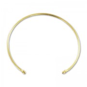 Pulsera jonc 2 anillas 16 cm en Gold filled x1