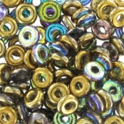 O Bead 4 mm Crystal Golden Rainbow x5g|raw }}
