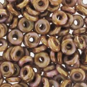 O Bead 4 mm Lila Gold Luster x5g