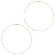 Criollas a decorar 45 mm x 0.7 mm de Gold filled x2|raw }}
