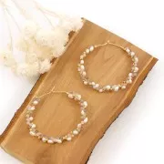 Criollas a decorar 45 mm x 0.7 mm de Gold filled x2