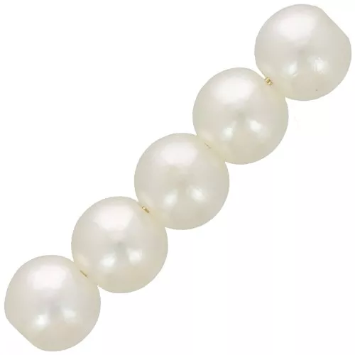 Perlas redondas 8 mm imitación perla de agua dulce - Cream Pearl x50