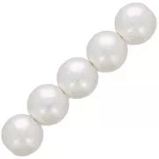 Perlas redondas 8 mm imitación perla de agua dulce - Blanco nacarado x50