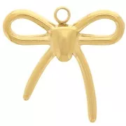 Colgante nudo 16x17 mm acero inoxidable 304L - Dorado x1