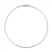 Criollas a decorar 45 mm x 0.7 mm de Plata 925 x2