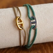 Hilo algodón encerado 2 mm Turquesa claro x5 m